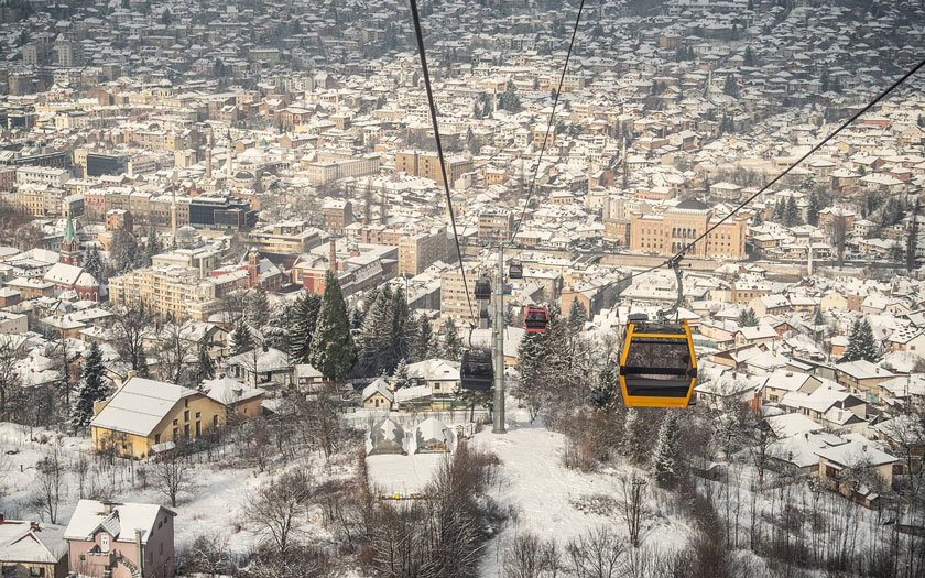 Sarajevo ski lifr; Photo: Pixabay