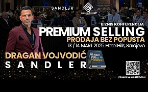 Biznis edukativna konferencija: "Premium Selling, prodaja bez popusta"